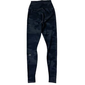 Alo Yoga Womens High-waist Vapor Leggings Size XS Black Camouflage